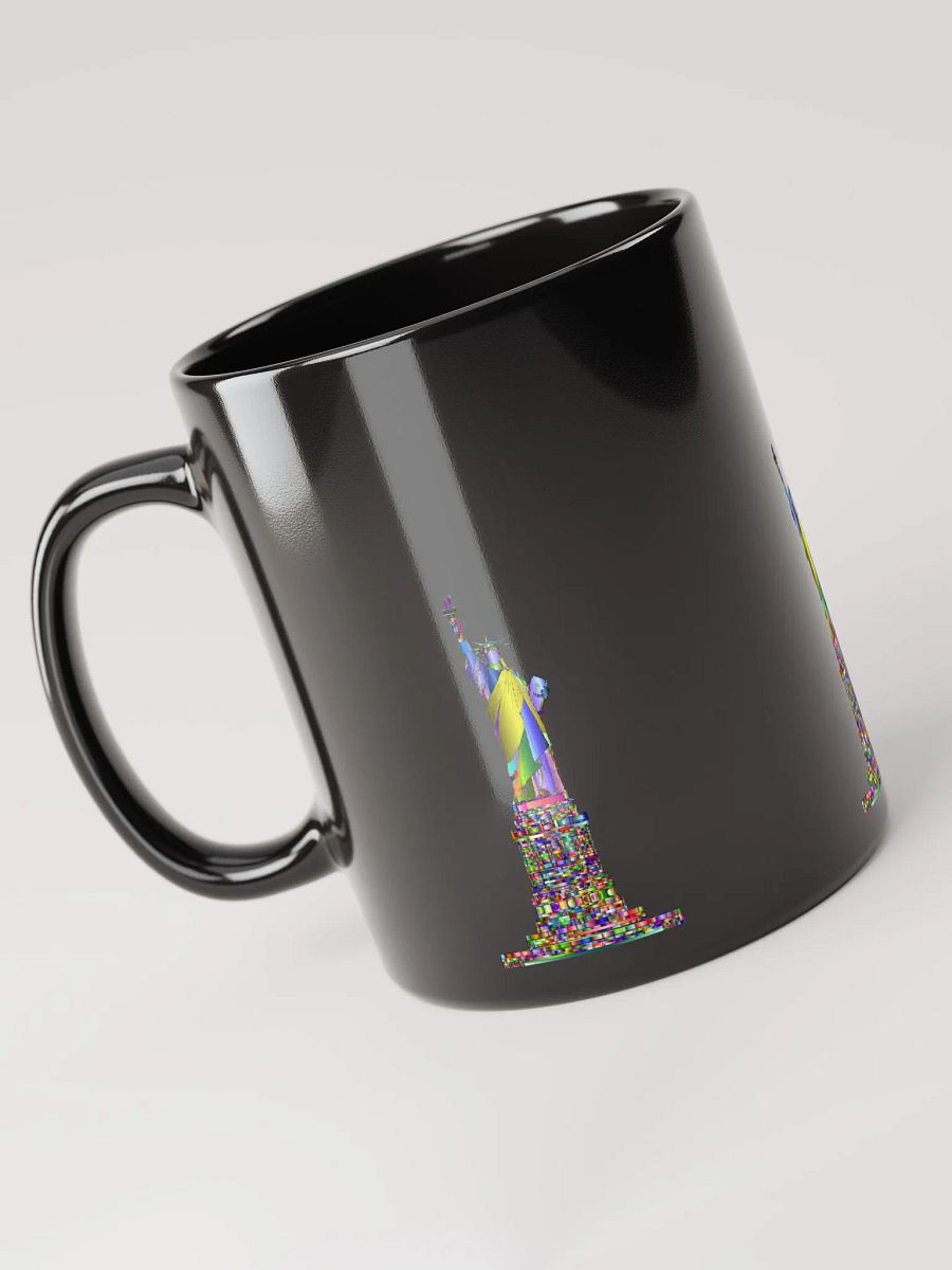Black Glossy Coffee mug-Statue of Liberty product image (5)