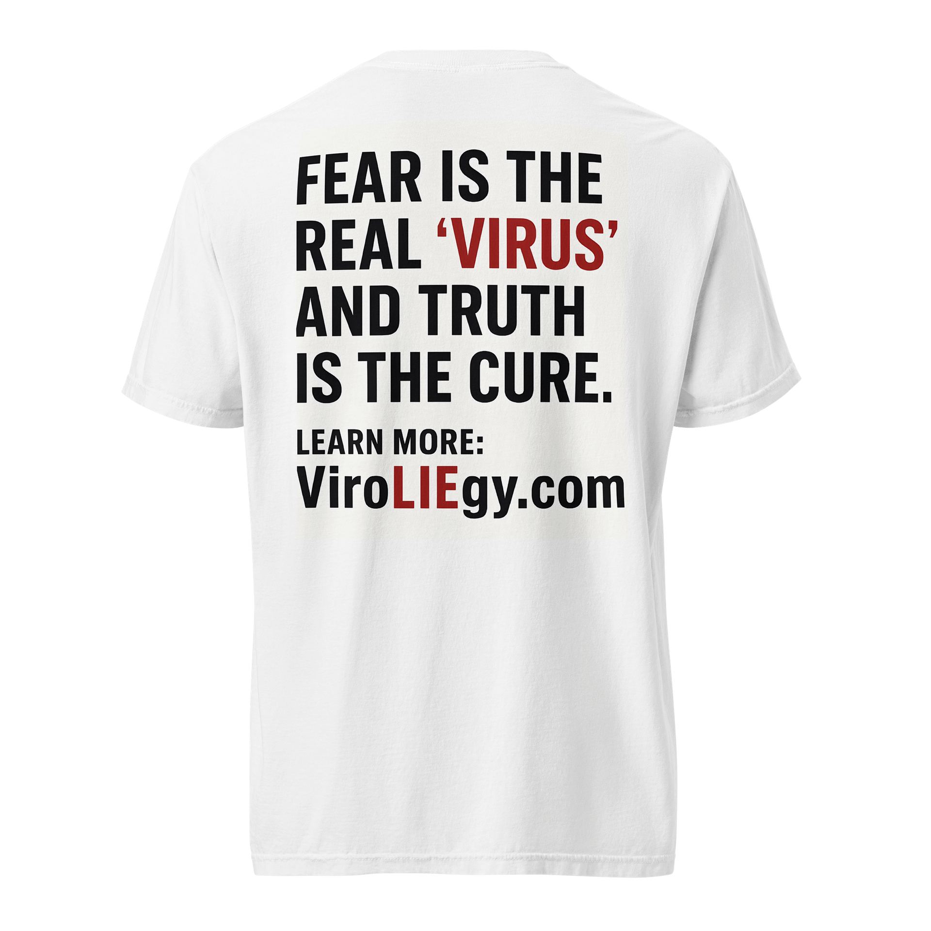 ViroLIEgy Logo T-Shirt White product image (4)