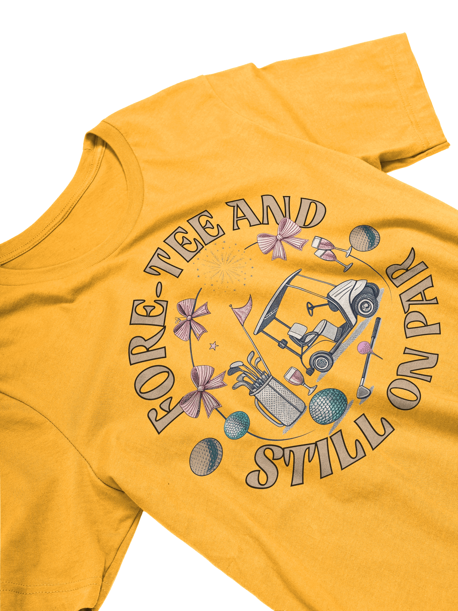 Fore Tee And Still On Par Golf Glamour Unisex T-Shirt product image (26)