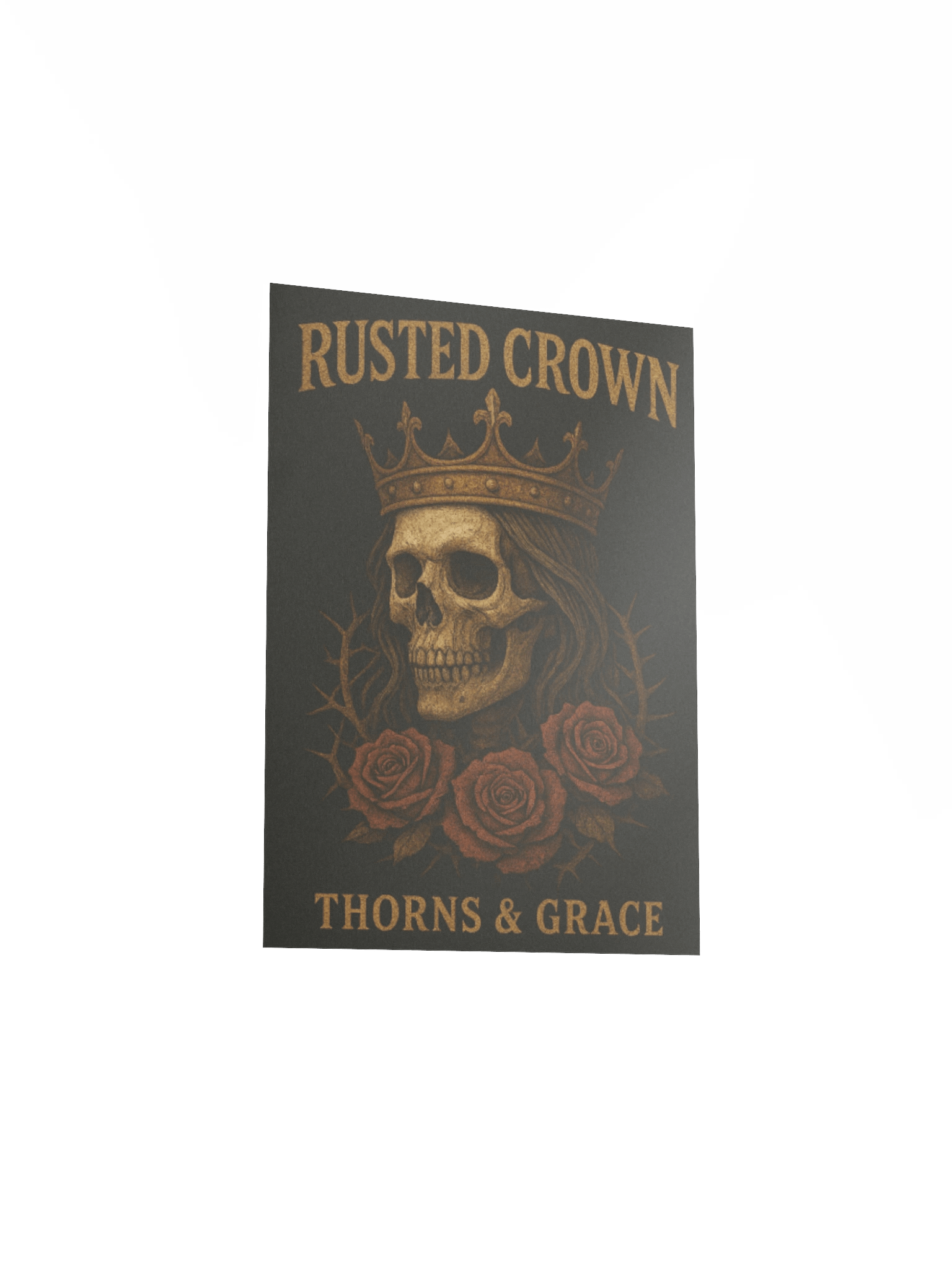 Rusted Crown Gothic Skull Poster product image (6)