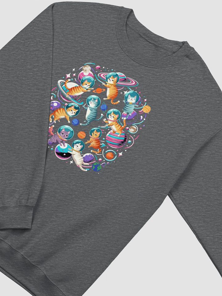Cats In Space Adventure Crewneck Sweatshirt product image (4)