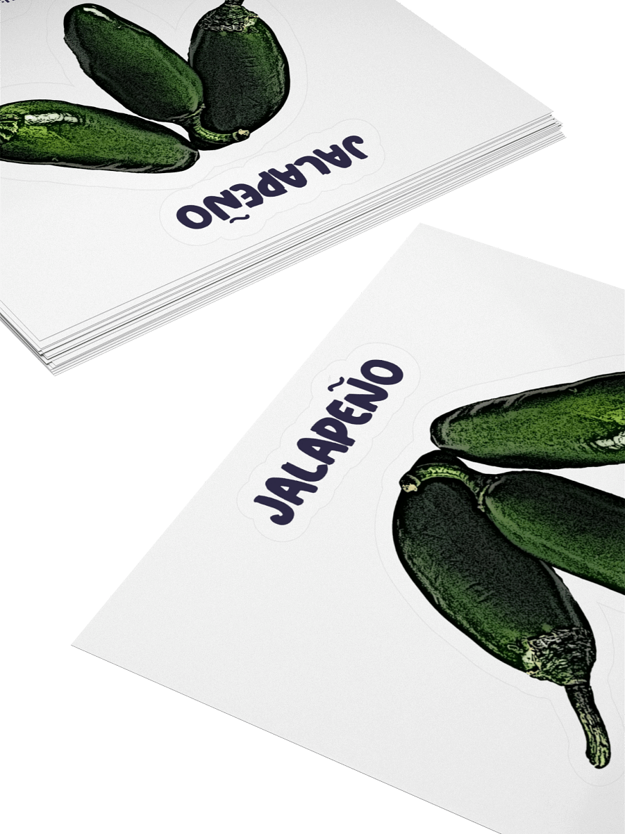 Spicy Jalapeño Kiss Cut Sticker product image (4)