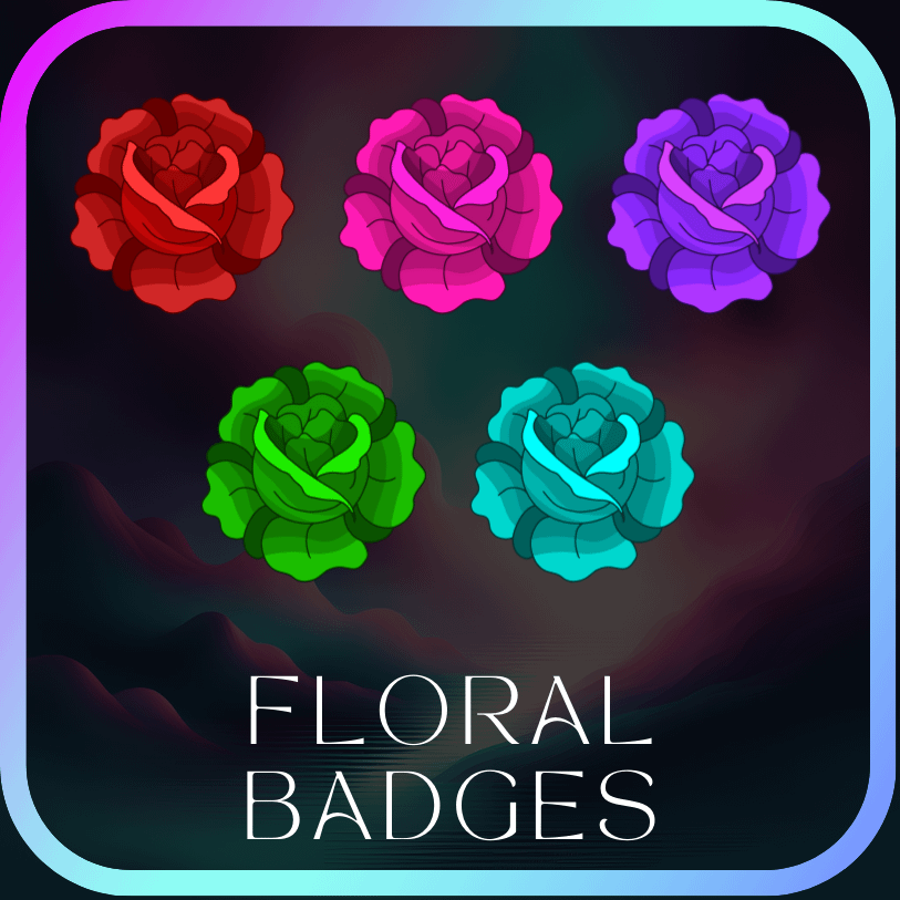 Floral Badges product image (1)