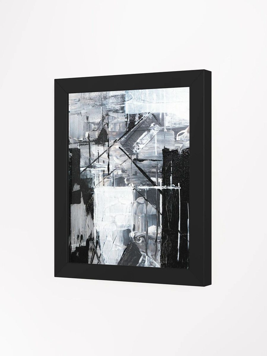 Monochrome Chaos Framed Poster product image (19)