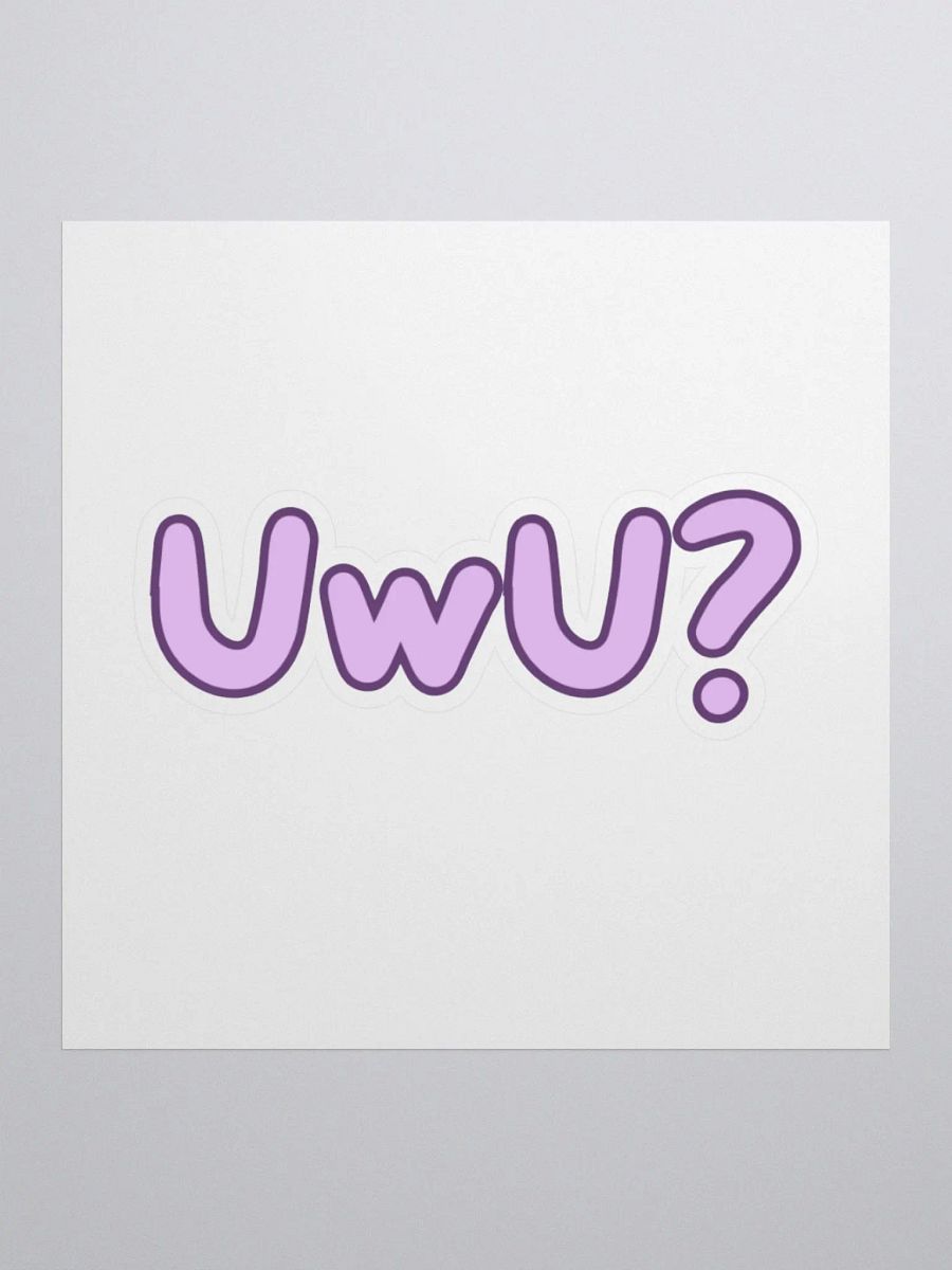 UwU? Sticker, Pink product image (3)
