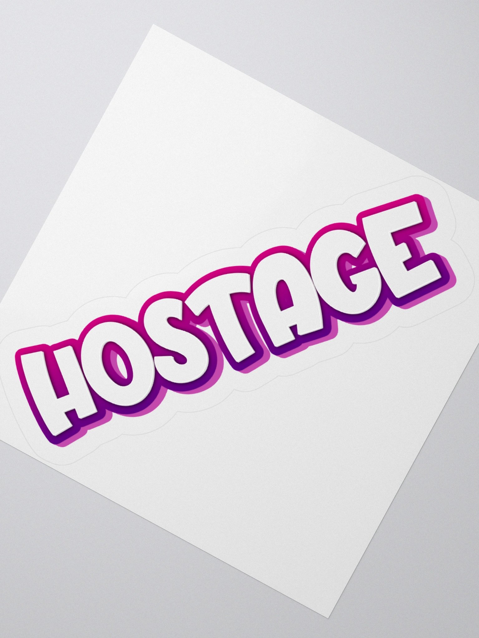 HOSTAGE Sticker product image (2)
