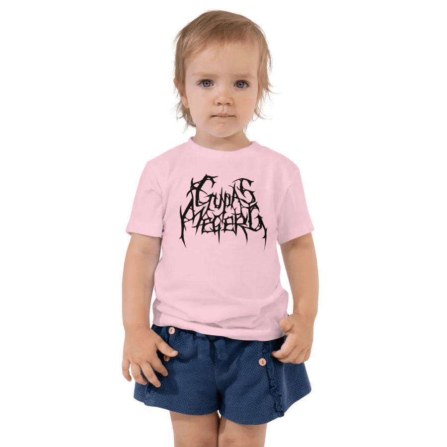 GupasMegerg Metal Logo Toddler Tee (Dark Logo) product image (2)