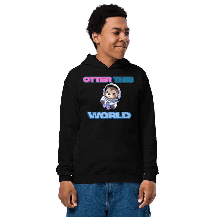 Team Rick Otter This World Kid's Hoodie product image (1)