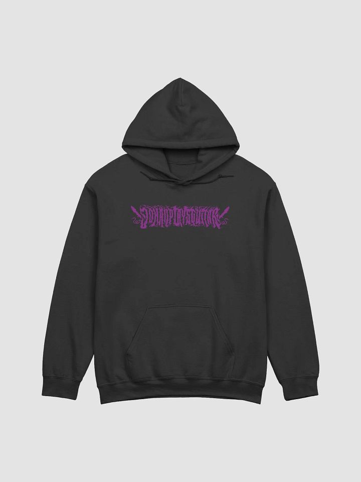 Purple Death Metal Logo Hoodie (Unisex) product image (6)