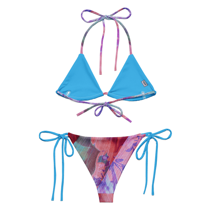 Paradise Breeze String Bikini in Sky Blue Color product image (2)