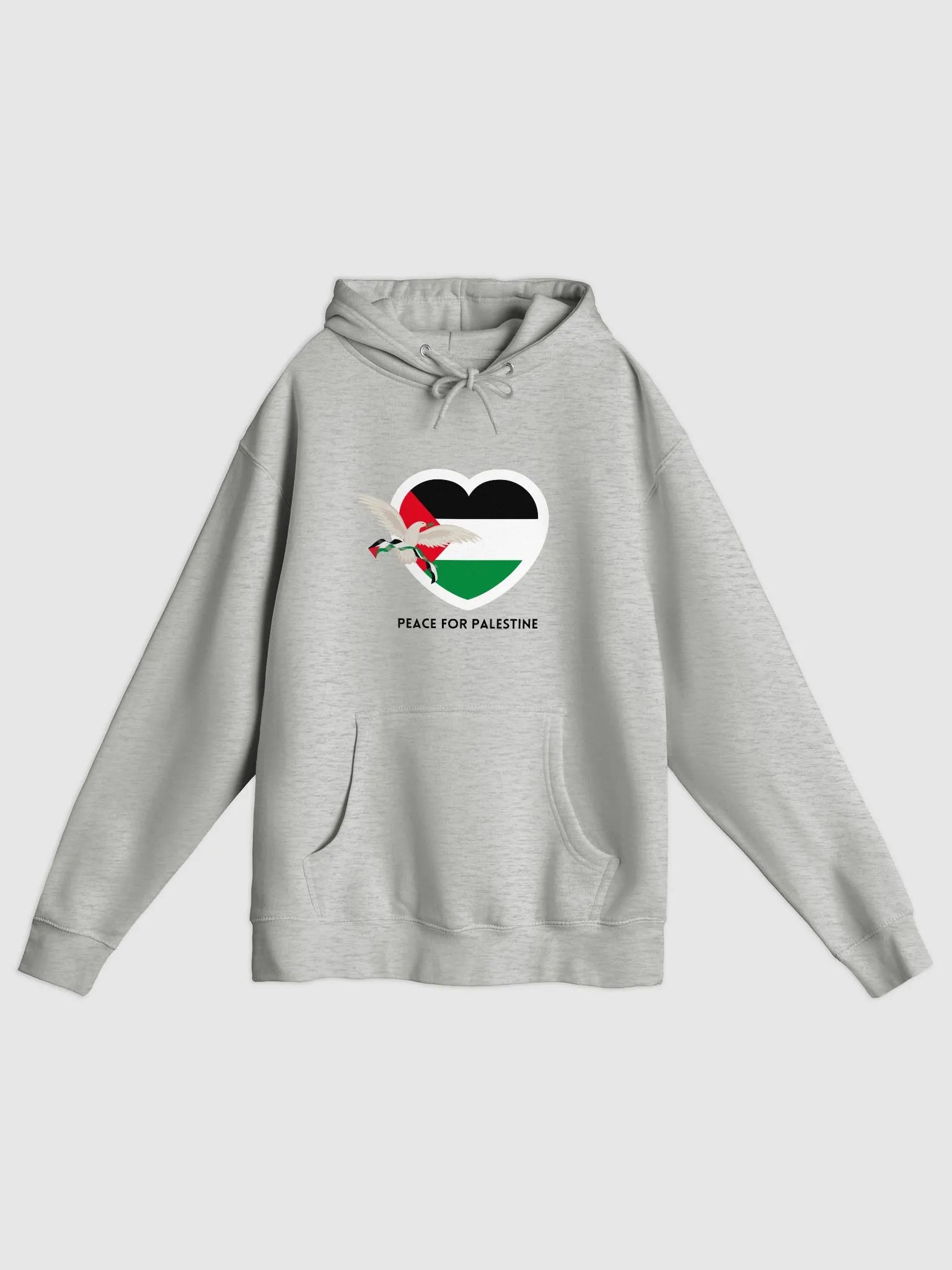Palestinian Peace Dove Heart Hoodie product image (5)