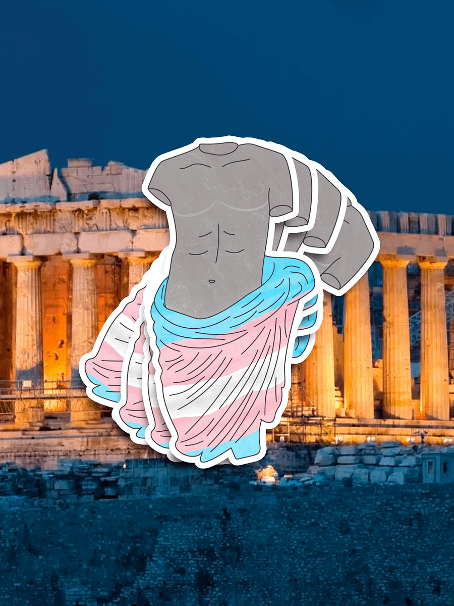 Ancient Greek Statue Sticker product image (1)
