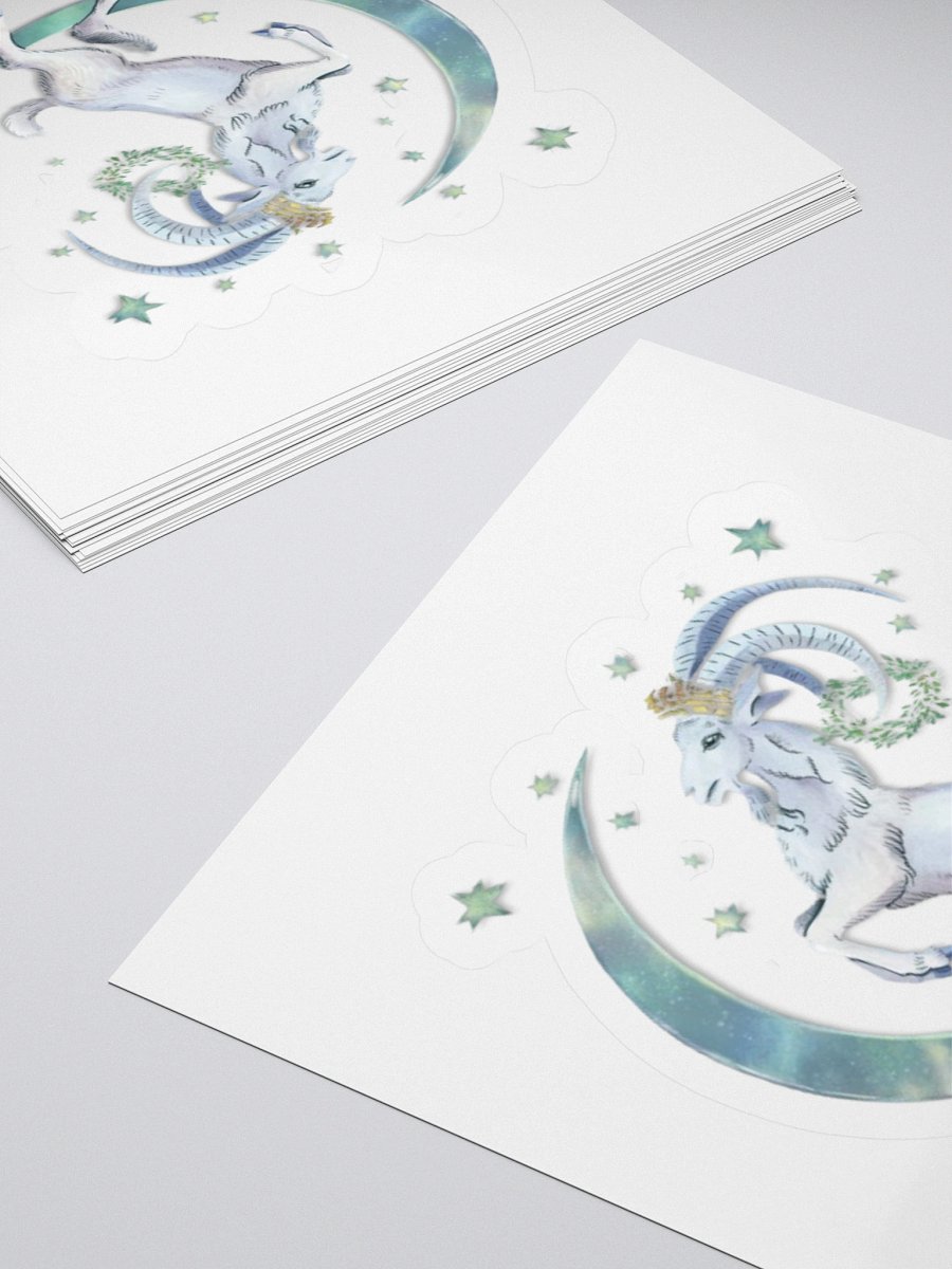 Capricorn Celestial Goat Sticker product image (10)