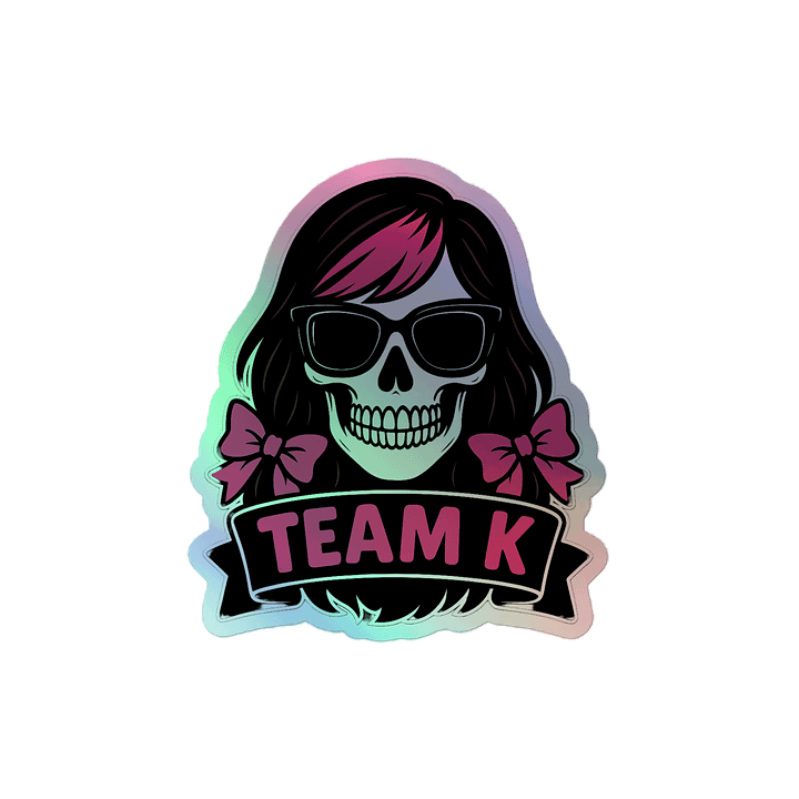 TEAM K (V-6) HOLOGRAPHIC" STICKERS product image (2)