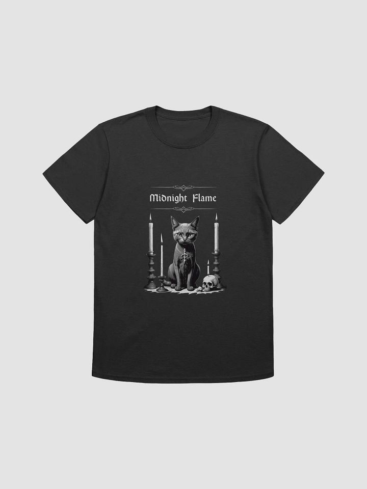 Mystical Goth Feline Relaxed Fit Tee Midnight Flame product image (1)