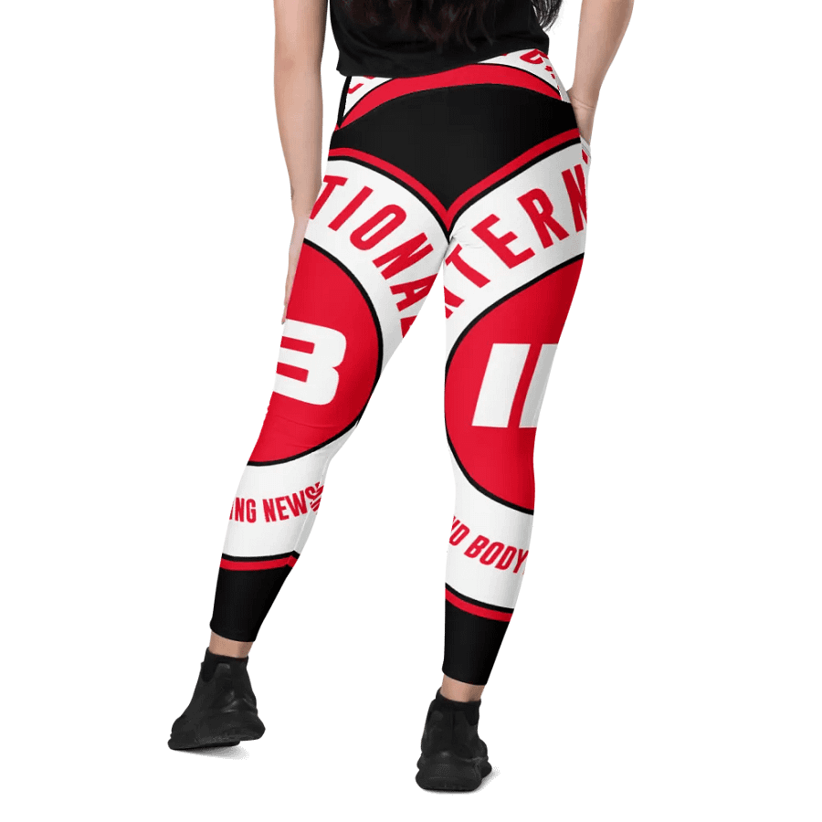 IFBNewsfeed.Org's All-Over Print Crossover Leggings with Pockets product image (11)