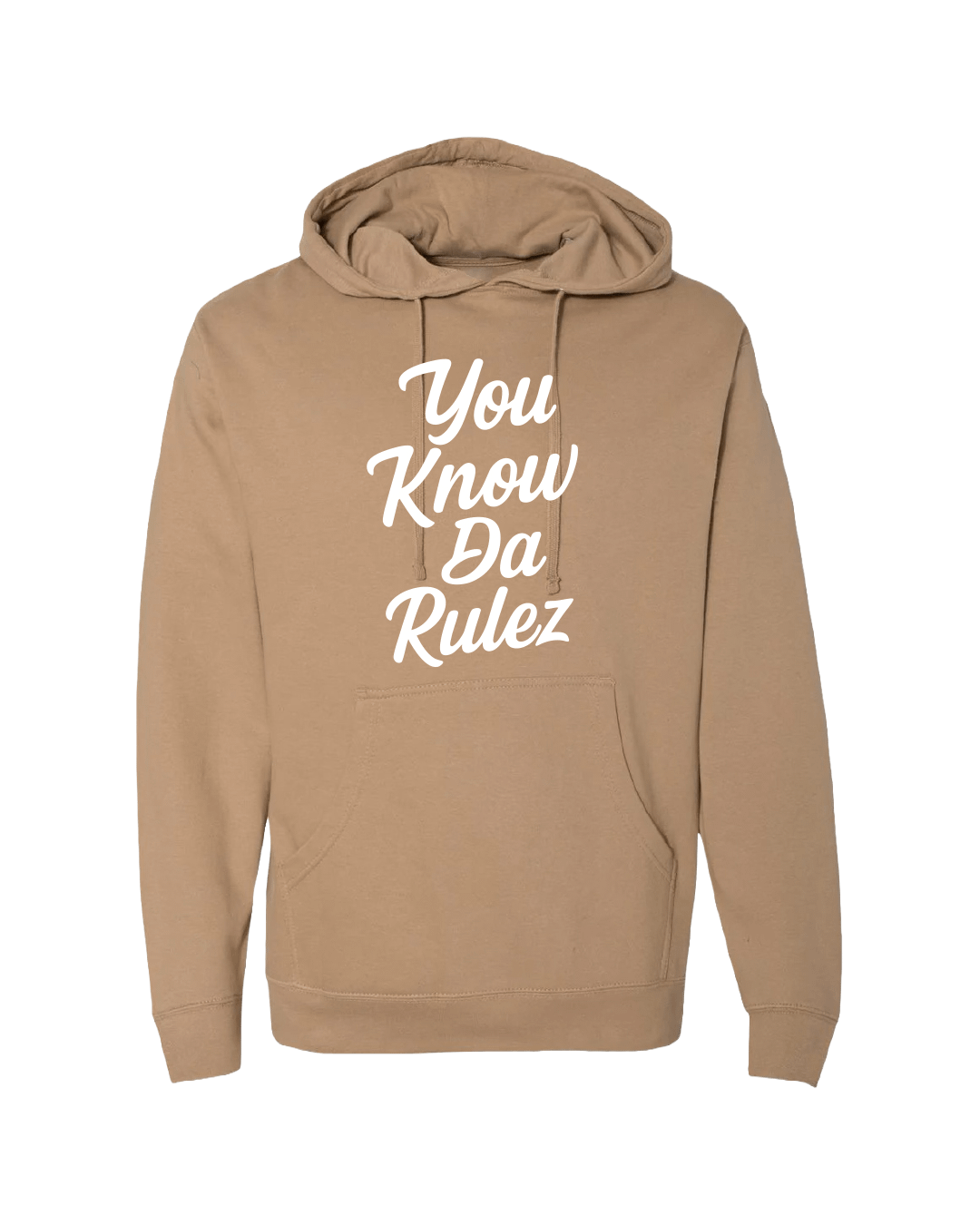 DA RULEZ HOODIE-SANDSTONE product image (1)