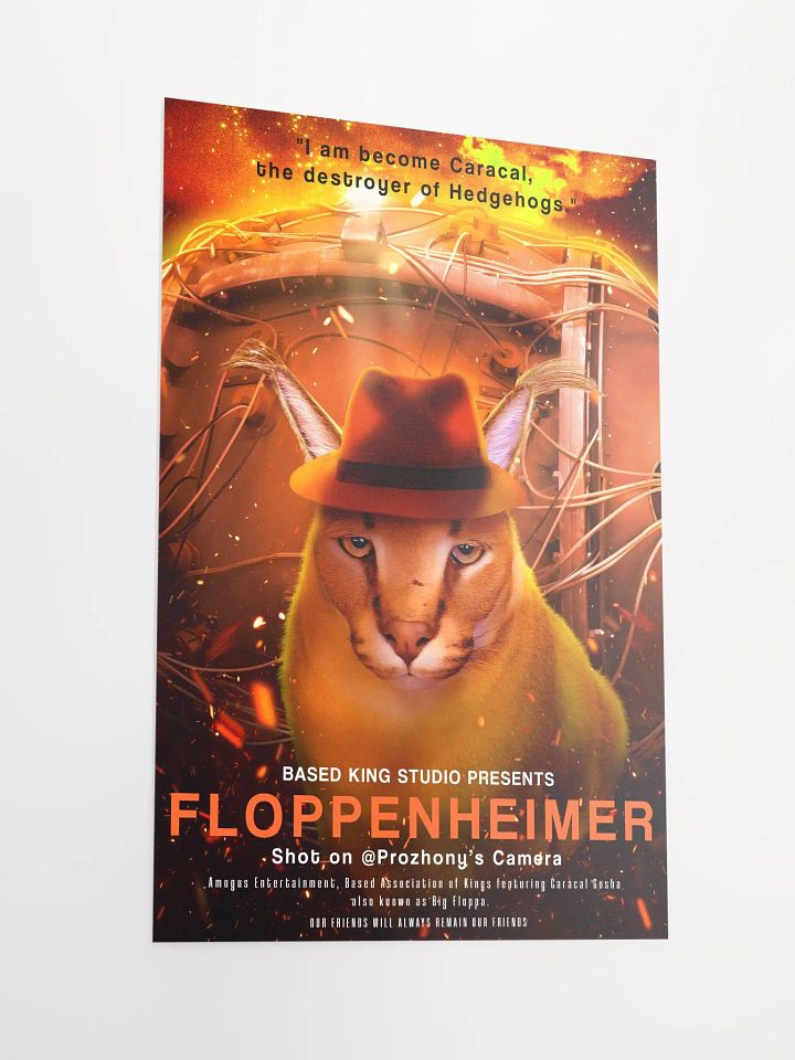 "FLOPPENHEIMER" LIMITED EDITION POSTER product image (1)