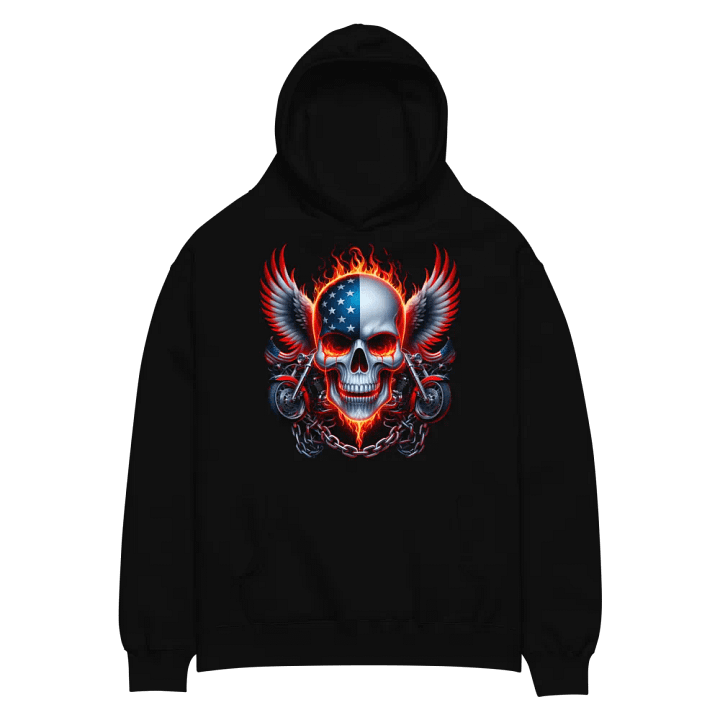 Patriot's Inferno Oversized Hoodie #22 product image (2)