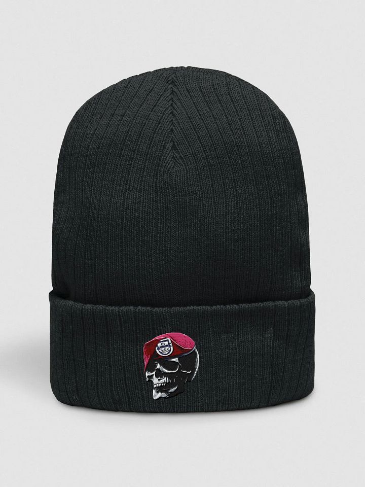 Skull Beret Beanie product image (1)