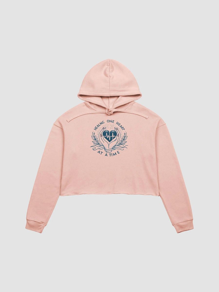 Medical, Nursing, Healing Heartbeat Cropped Hoodie product image (1)