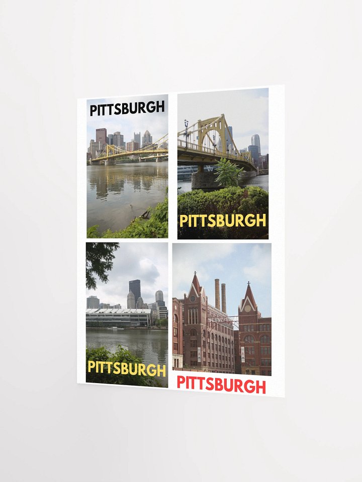 Pittsburgh - City Scenes Collage - poster product image (5)