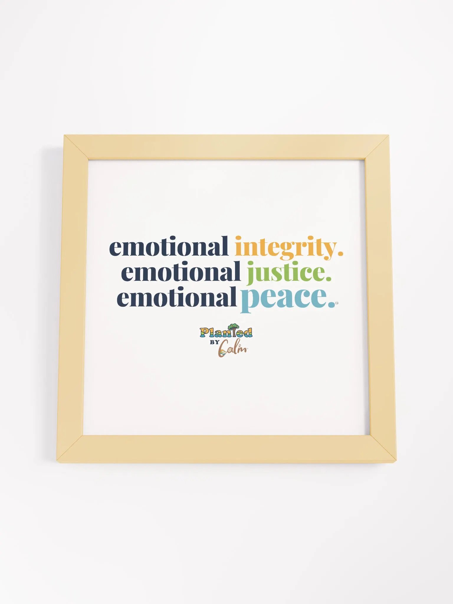 Official Planted By Calm | Calm Keepers High-Quality Framed Matte Poster (Choose Your Color/Size) product image (4)