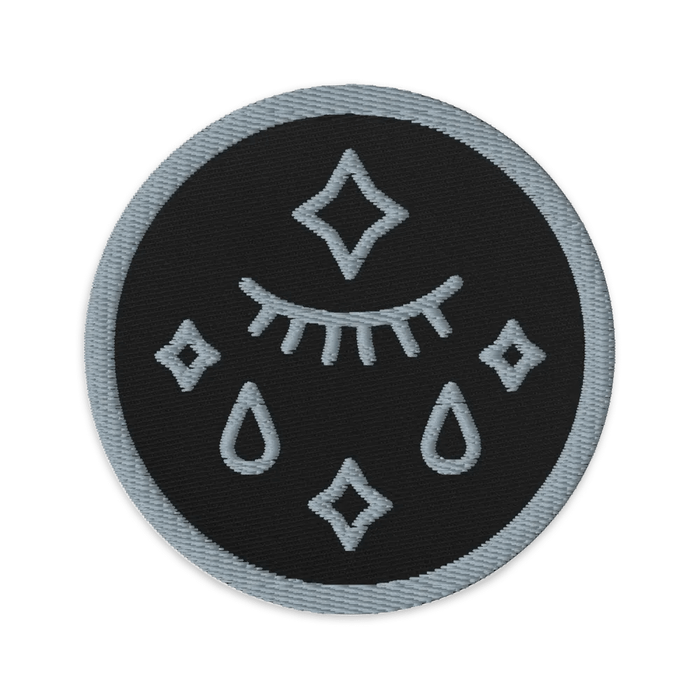 Symmetric Chic: Geometric Embroidered Patches product image (1)