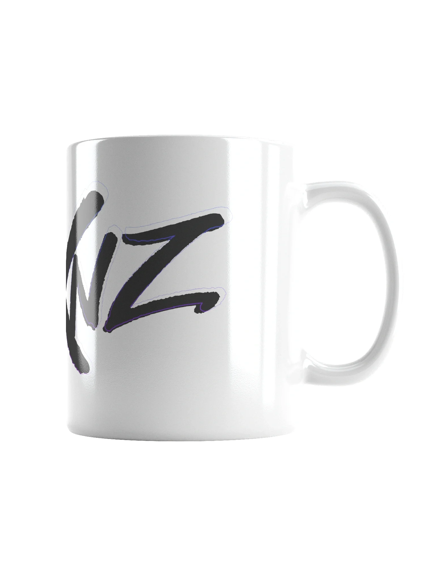 BACXNZ Grey Logo White Mug product image (5)