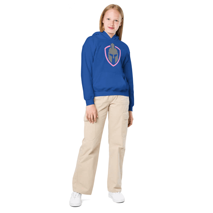 Mind Armor Youth Hoodie - Pink Logo product image (1)