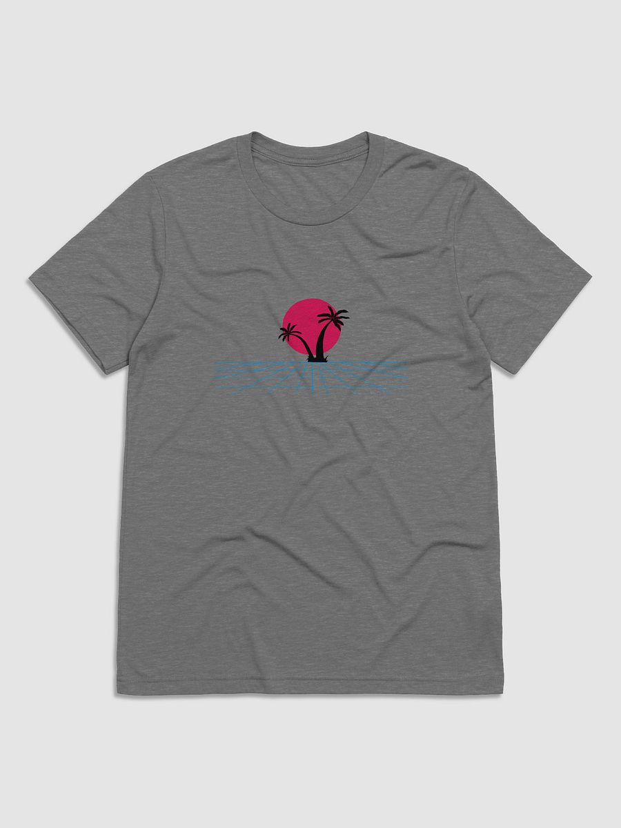 Retro-Futuristic Sunset Grid T-Shirt product image (1)