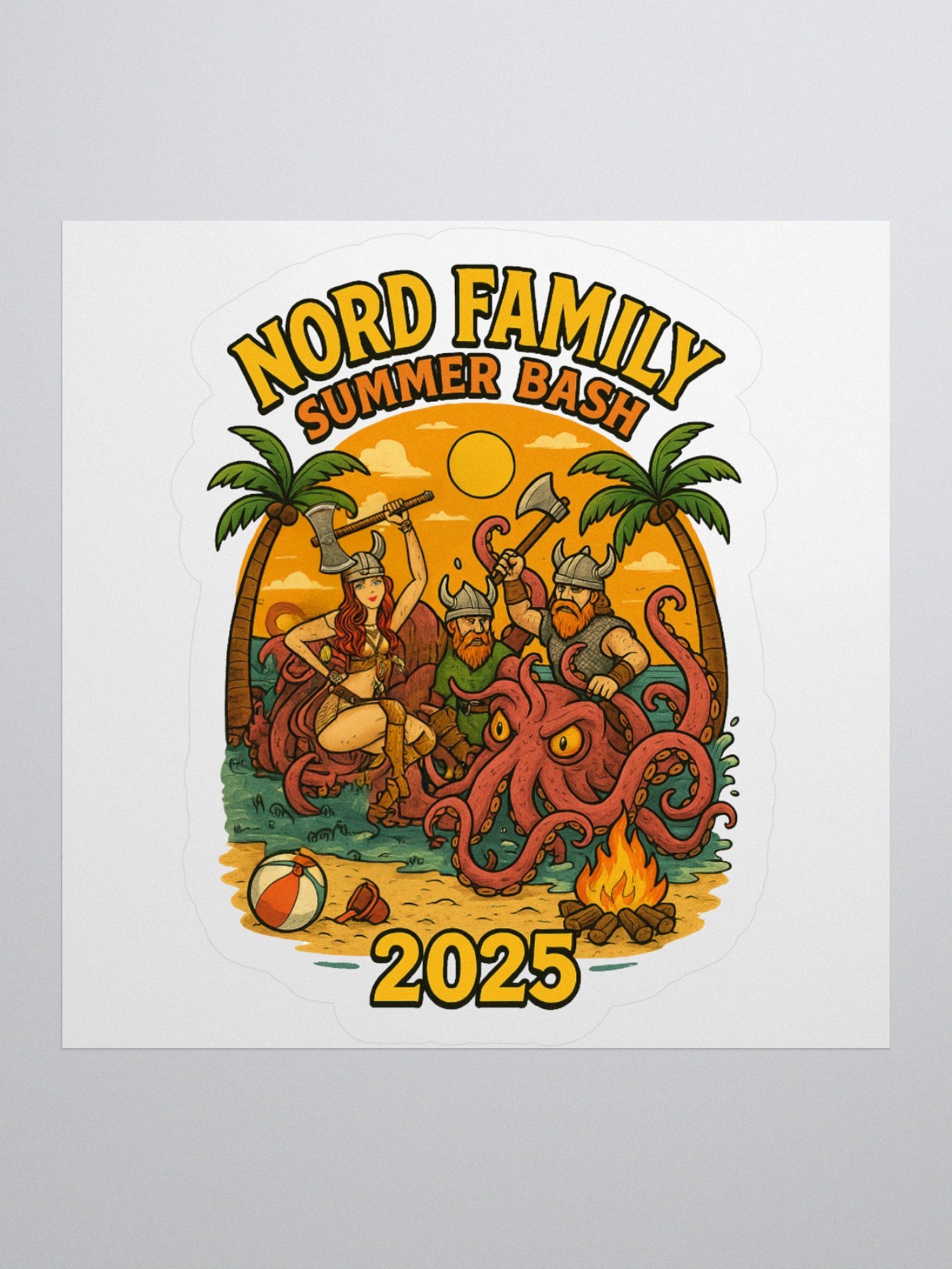 Summer Bash Kraken 2025 Sticker product image (3)