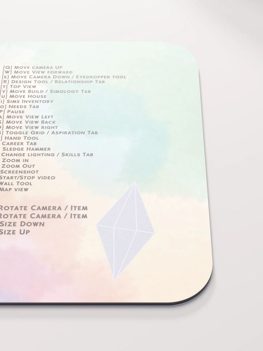 Rainbow Sims Hotkeys Mousepad product image (7)