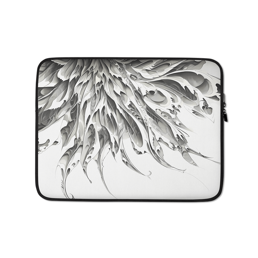 Mesmerizing Black and White Fractal Art - Perfect for Modern Decor product image (1)