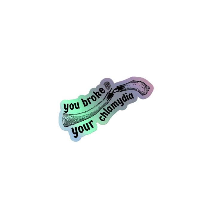 Broken Chlamydia sticker product image (1)