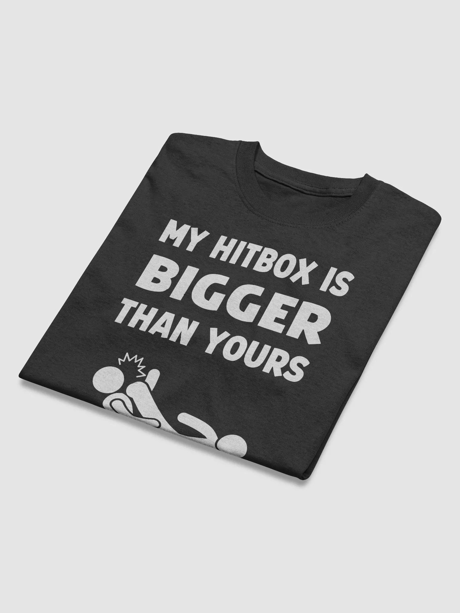 Funny Game Coder "My Hitbox is Bigger Than Yours." T-Shirt product image (7)