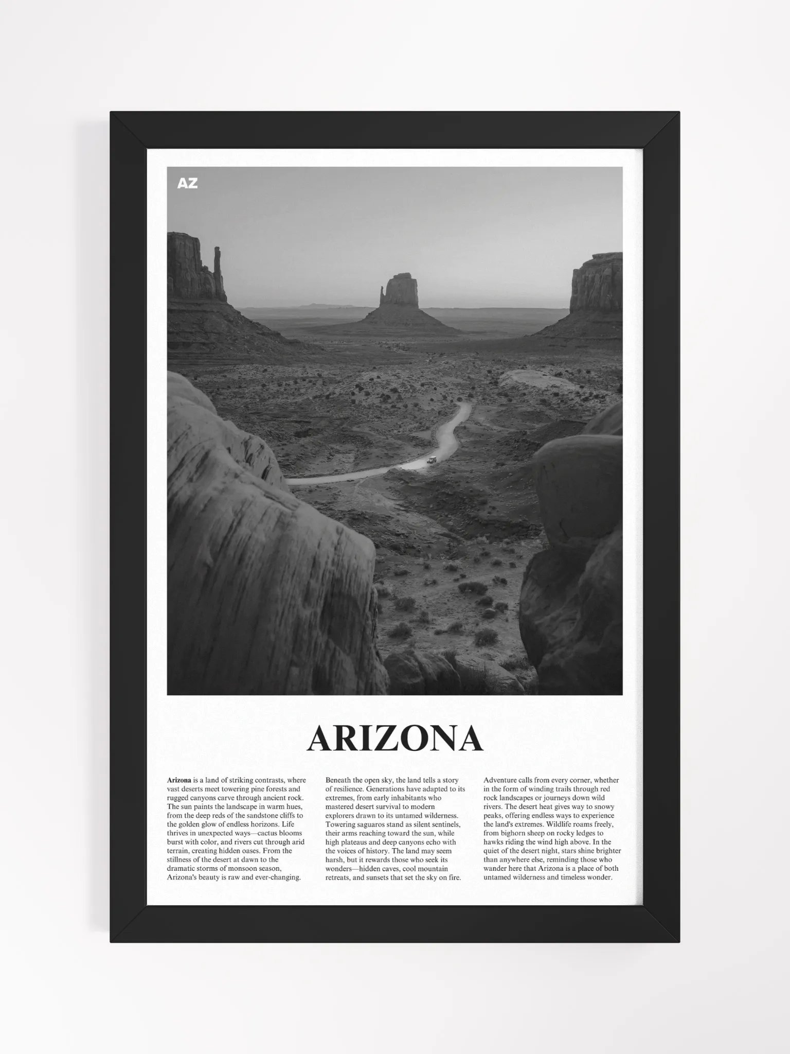 Arizona 02 Newspaper Poster | Framed product image (5)