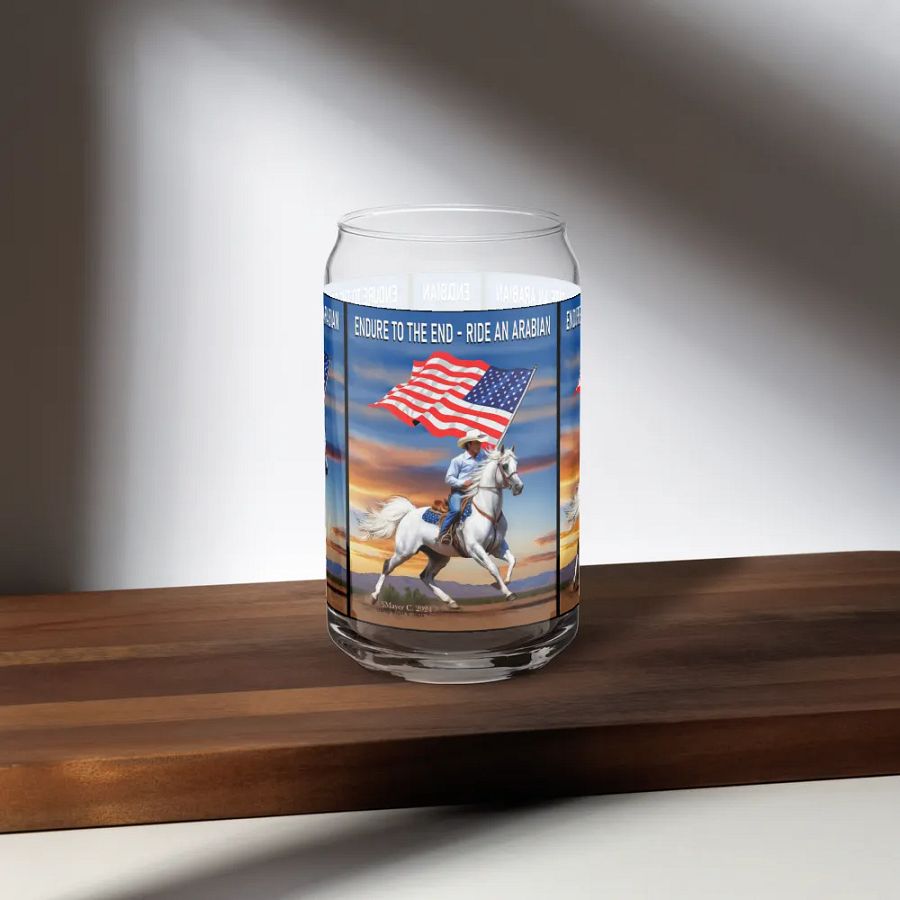 Arabian Rider Flag Glass product image (35)
