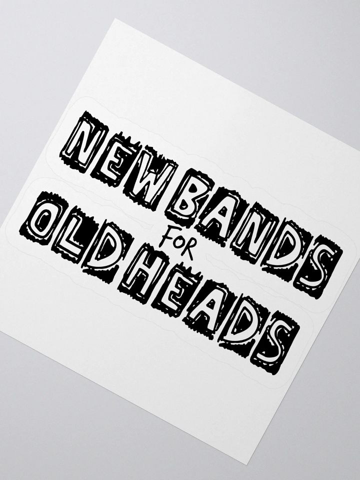 New Bands for Old Heads Sticker product image (2)