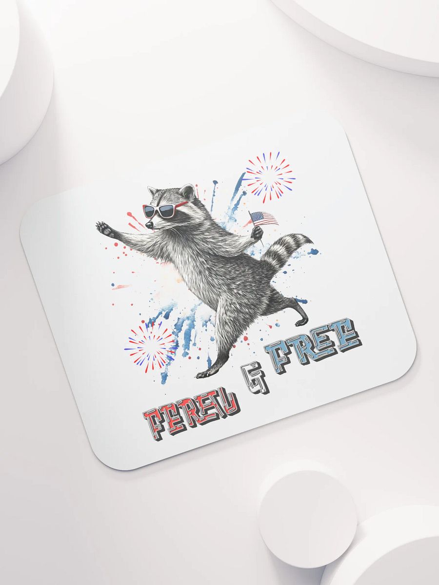 Feral And Free Raccoon Mouse Pad product image (5)