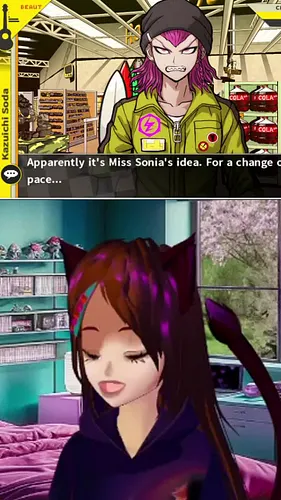 Sandy is now suspecious (Game: Danganronpa 2) | #sillysandyaj on #Twitch