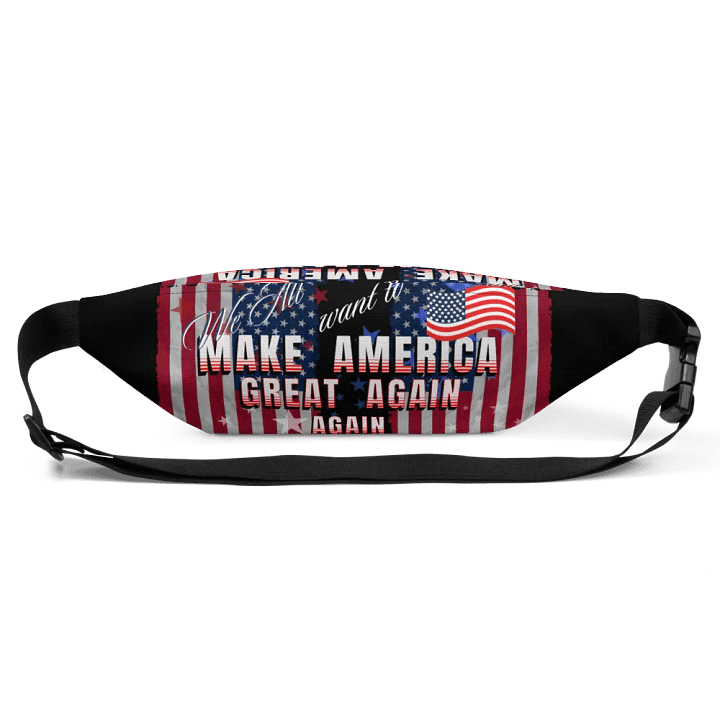 Patriotic All-Over Print Fanny Pack for Trum dads friends moms product image (2)