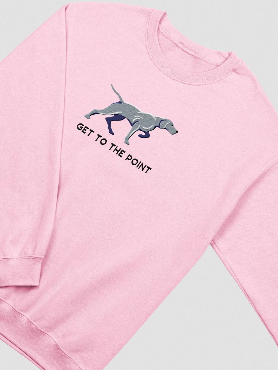 Get to the Point Sweatshirt (Embroidered) of a Weimaraner product image (5)