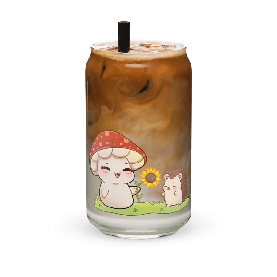 Mushie Hedgehog Can-Shaped Glass product image (2)