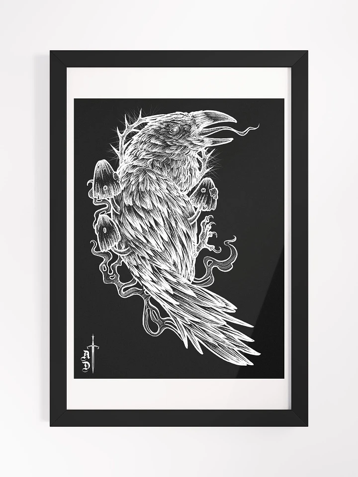 Reincarnation Raven Framed Art Print product image (1)