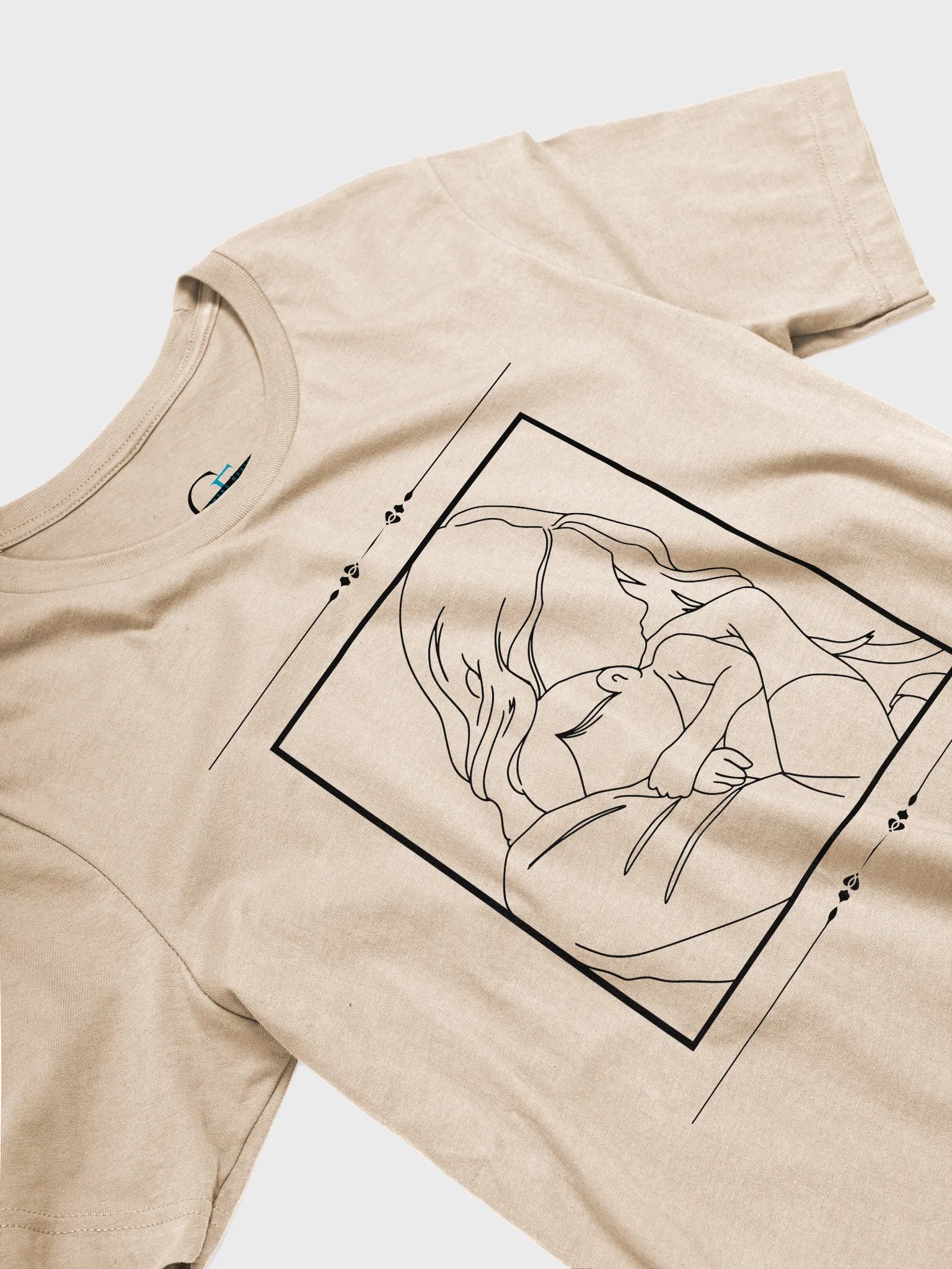 👩‍👧‍👦 “Mama & Me” Black Line Art Tee | Bella+Canvas Unisex Shirt | A Tribute to Motherhood product image (22)