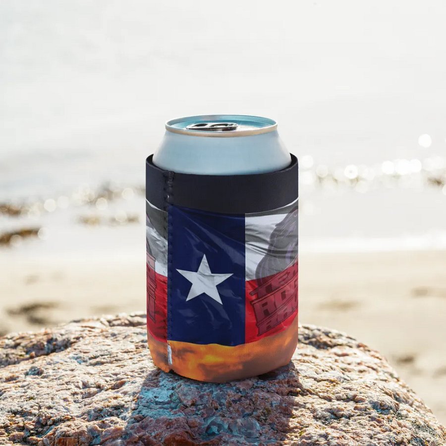 Rogue Raven Texas Flags Can Cooler product image (10)