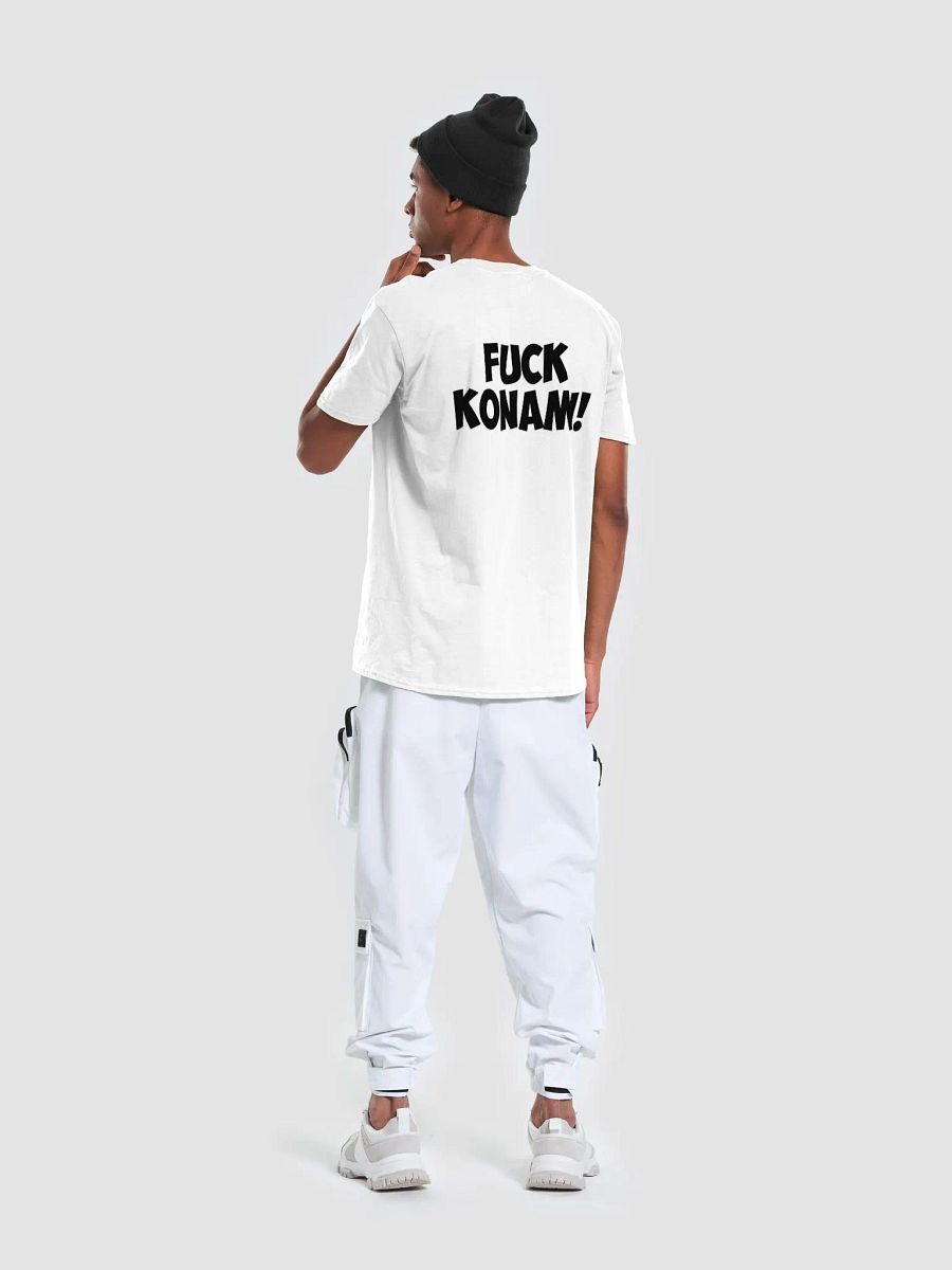 F*** Konami T-Shirt With Bat Emote (White) product image (6)