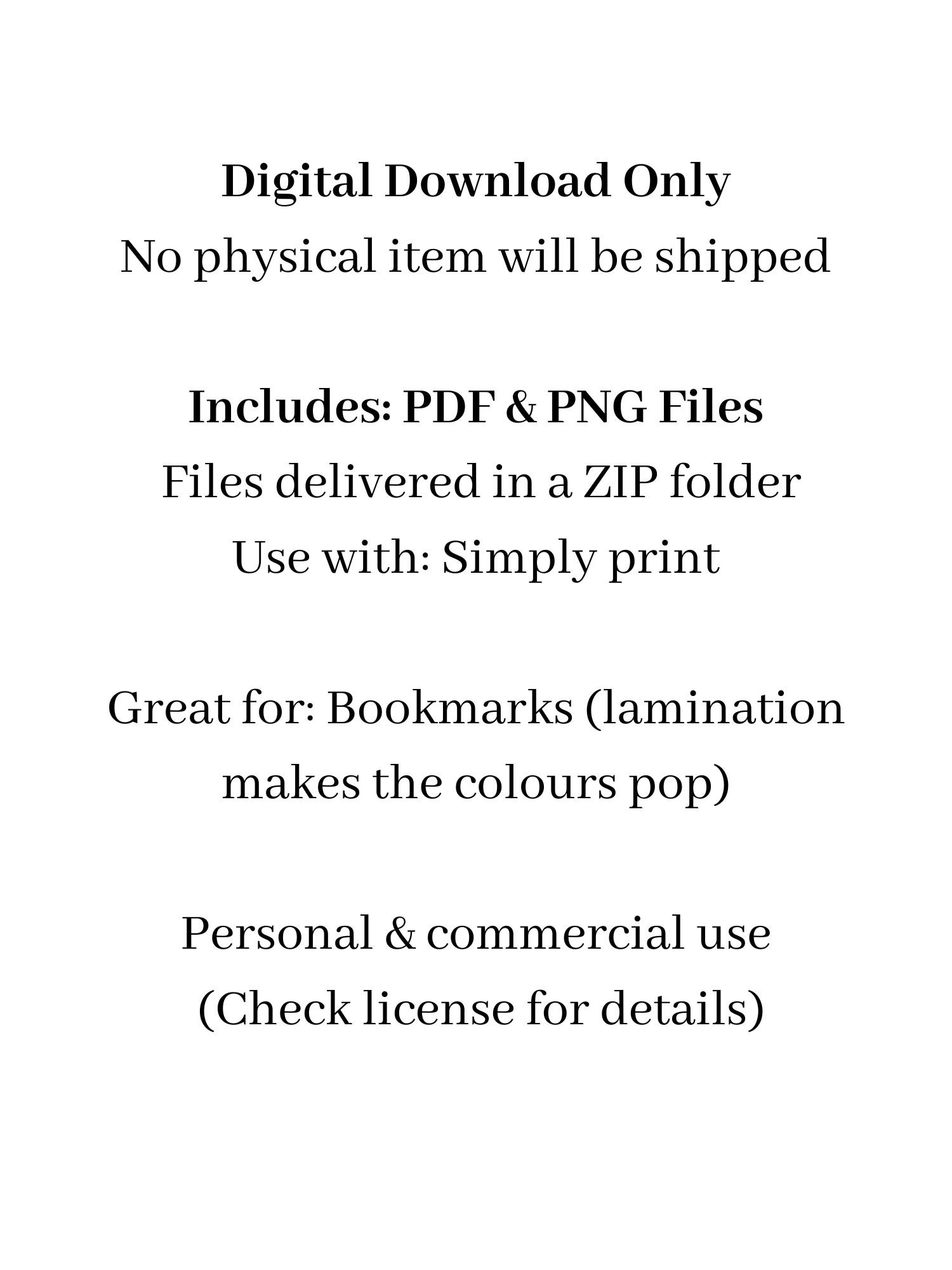 Gothic Printable Bookmark Set product image (5)