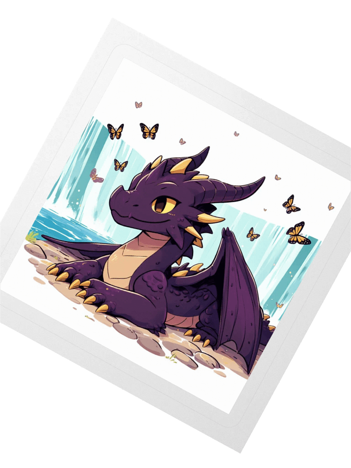 Tranquil Dragon Waterscape Stickers product image (4)